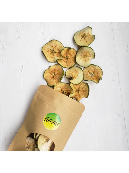 Rodajas manzana verde